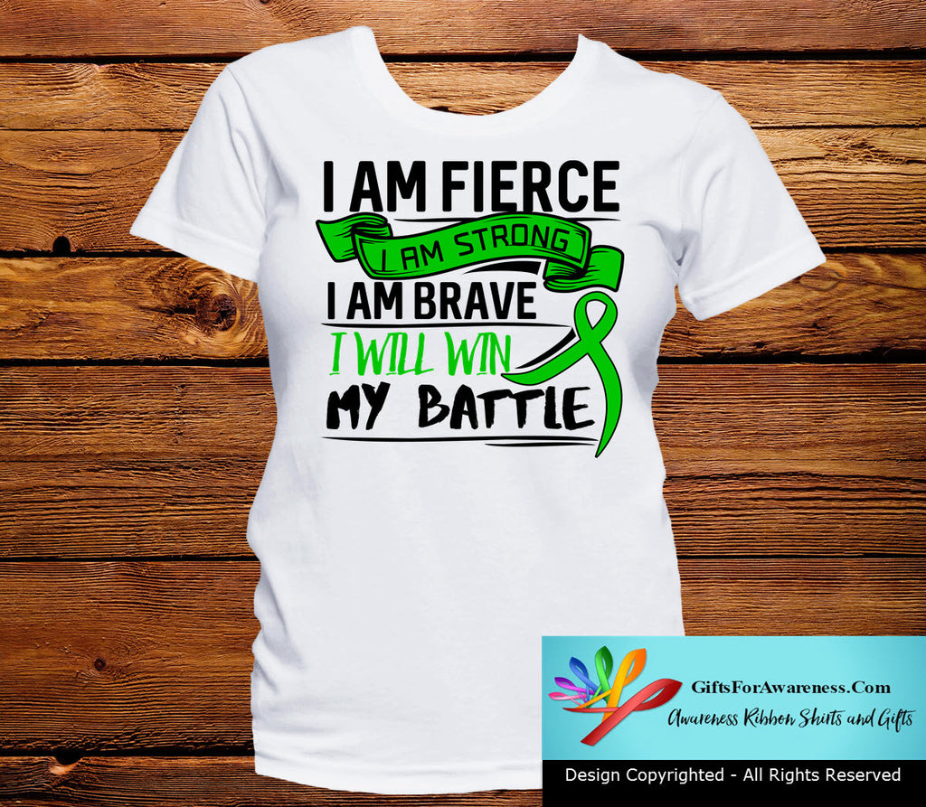Adrenal Cancer I Am Fierce Strong and Brave Shirts