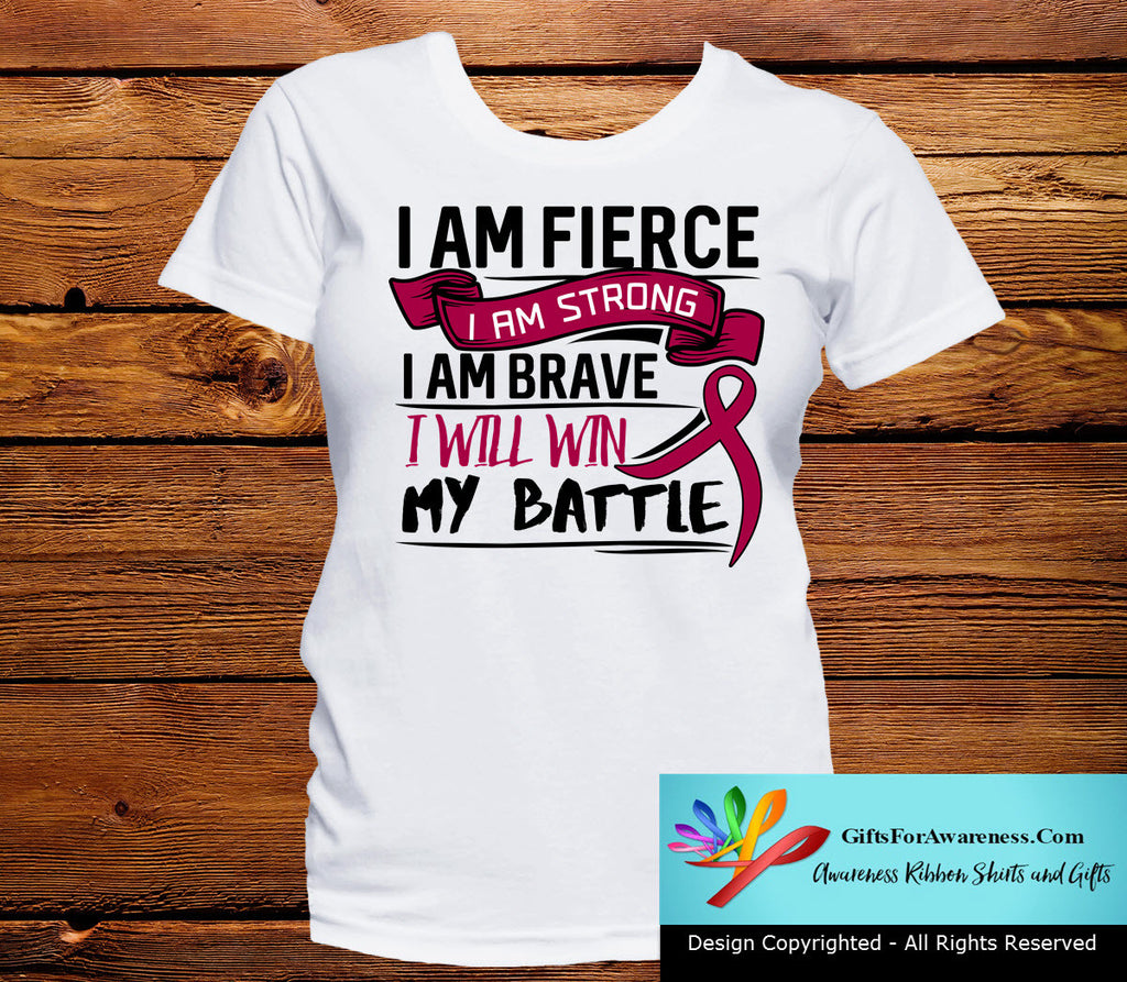 Brain Aneurysm I Am Fierce Strong and Brave Shirts
