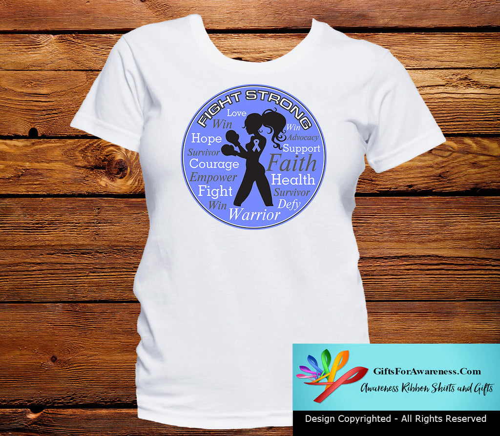 Eosinophilic Disorders Fight Strong Motto T-Shirts
