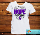 Pancreatic Cancer Love Hope Courage Shirts - GiftsForAwareness