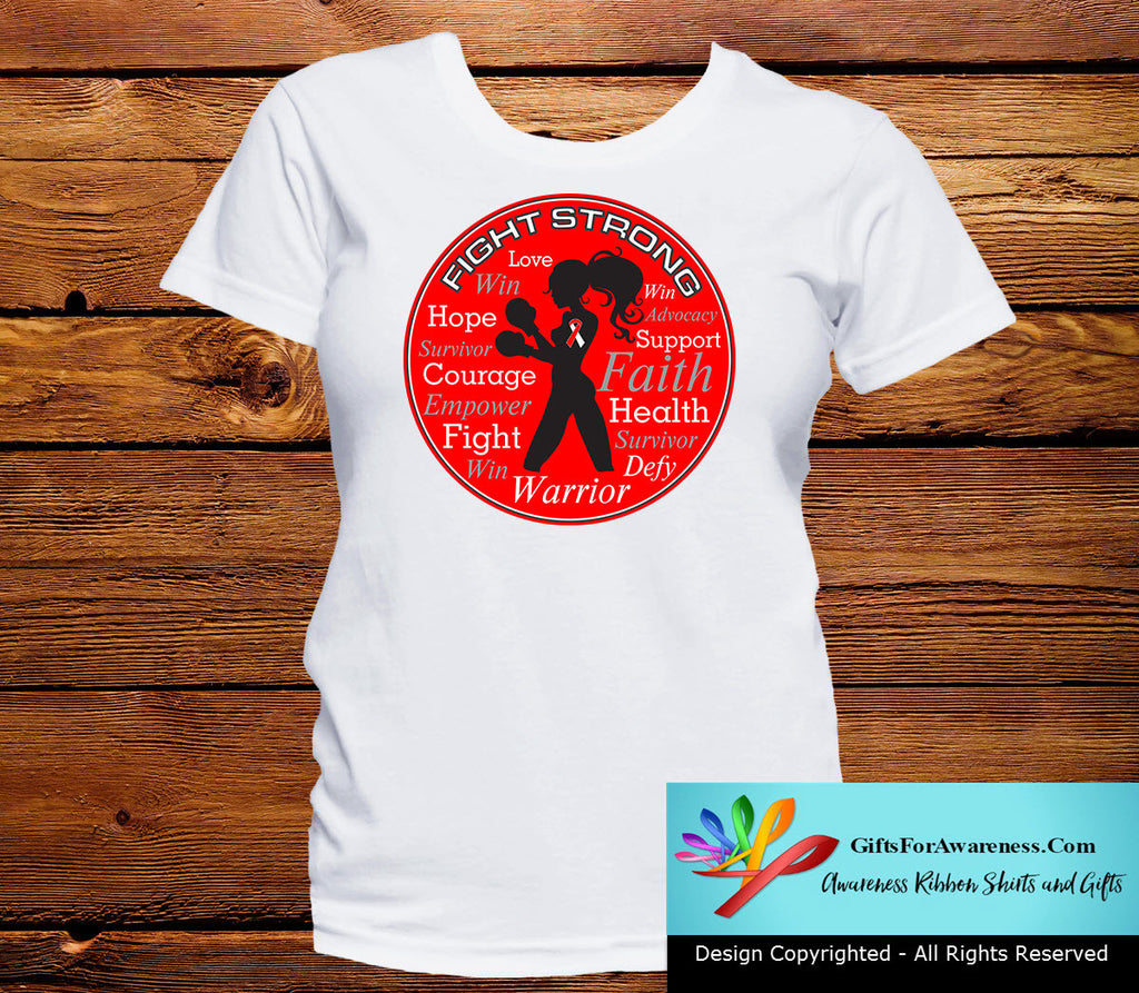 Squamous Cell Carcinoma Fight Strong Motto T-Shirts