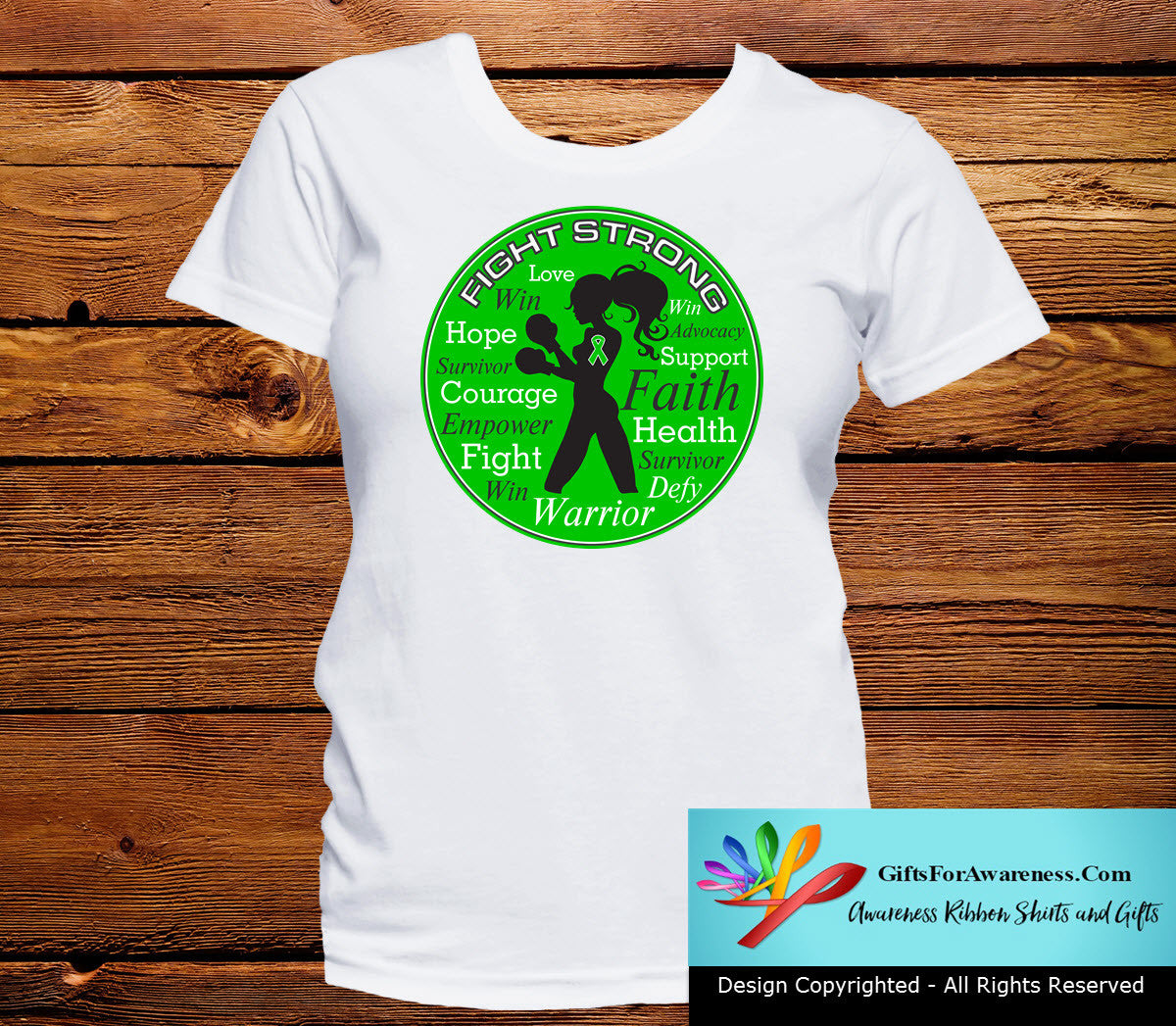 Adrenal Cancer Fight Strong Motto T-Shirts - GiftsForAwareness