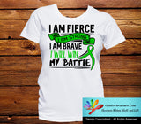 Adrenal Cancer I Am Fierce Strong and Brave Shirts - GiftsForAwareness