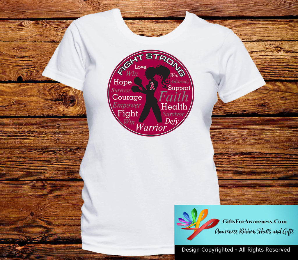 Amyloidosis Fight Strong Motto T-Shirts