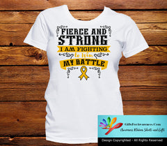 Appendix Cancer Fierce and Strong I'm Fighting to Win My Battle - GiftsForAwareness