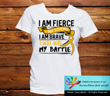 Appendix Cancer I Am Fierce Strong and Brave Shirts - GiftsForAwareness