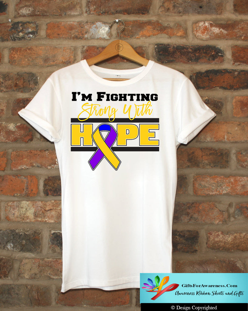 Bladder Cancer Fighting Strong With Hope Shirts