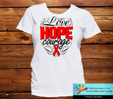 Blood Cancer Love Hope Courage Shirts - GiftsForAwareness