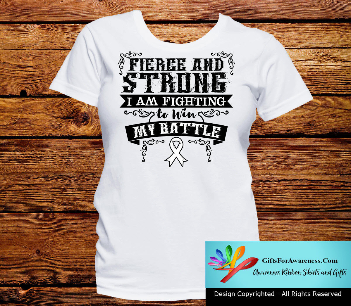Bone Cancer Fierce and Strong I'm Fighting to Win My Battle - GiftsForAwareness