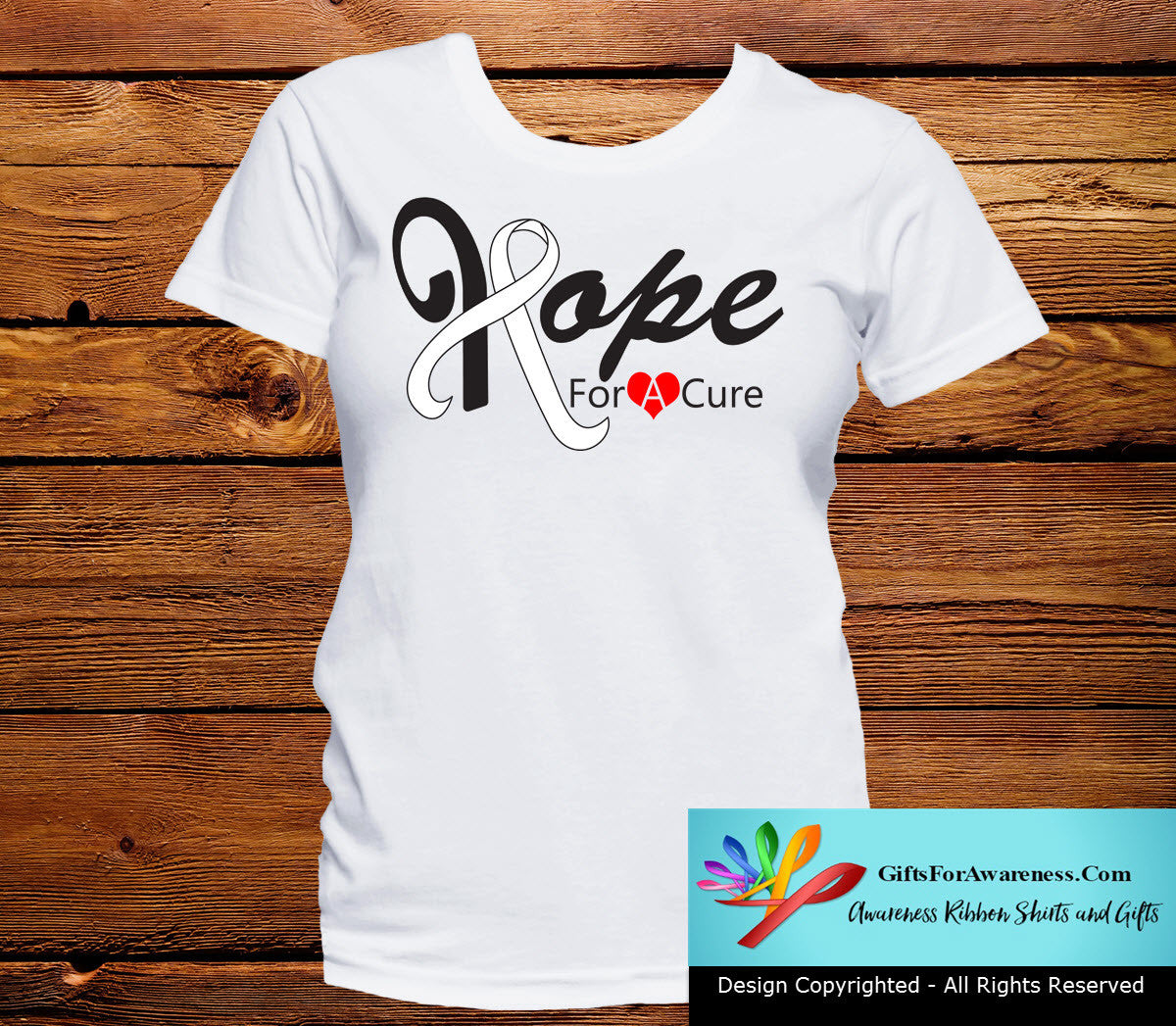 Bone Cancer Hope For A Cure Shirts - GiftsForAwareness