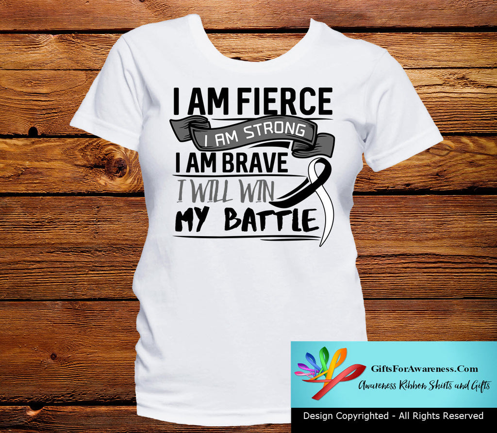 Carcinoid Cancer I Am Fierce Strong and Brave Shirts