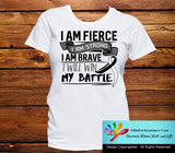 Carcinoid Cancer I Am Fierce Strong and Brave Shirts - GiftsForAwareness