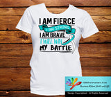 Cervical Cancer I Am Fierce Strong and Brave Shirts - GiftsForAwareness