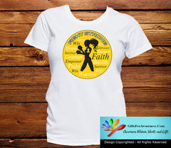 Childhood Cancer Fight Strong Motto T-Shirts - GiftsForAwareness