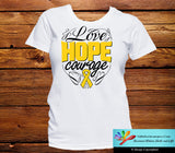 Childhood Cancer Love Hope Courage Shirts - GiftsForAwareness