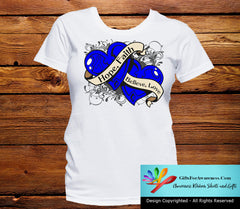 Colon Cancer Hope Believe Faith Love Shirts - GiftsForAwareness