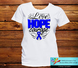 Colon Cancer Love Hope Courage Shirts - GiftsForAwareness