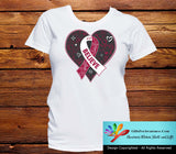 Head and Neck Cancer Believe Heart Ribbon Shirts - GiftsForAwareness