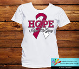 Head and Neck Cancer Hope Keeps Me Going Shirts - GiftsForAwareness