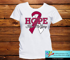 Head and Neck Cancer Hope Keeps Me Going Shirts - GiftsForAwareness