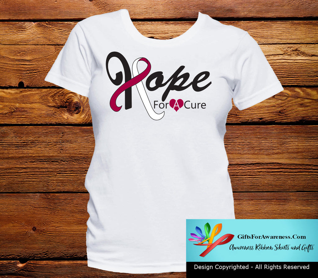 Head Neck Cancer Hope For A Cure Shirts