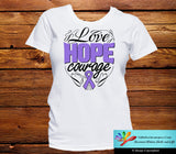 Hodgkins Lymphoma Love Hope Courage Shirts - GiftsForAwareness