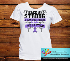 Hodgkins Lymphoma Fierce and Strong I'm Fighting to Win My Battle - GiftsForAwareness