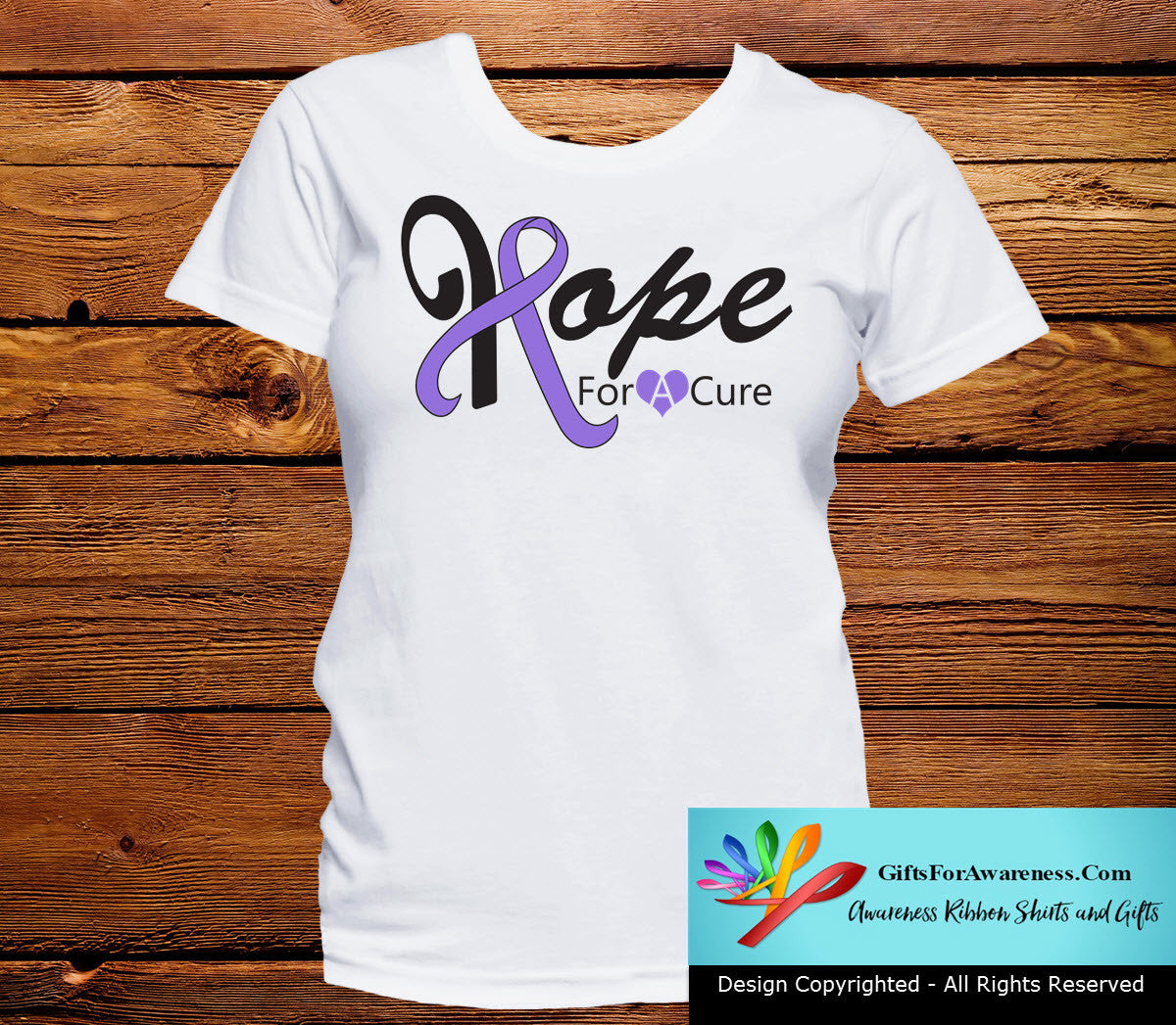 Hodgkins Lymphoma Hope For A Cure Shirts - GiftsForAwareness
