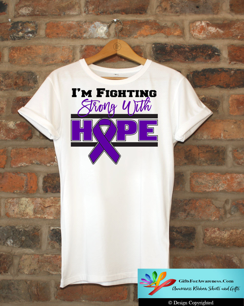 Leiomyosarcoma I'm Fighting Strong With Hope Shirts - GiftsForAwareness