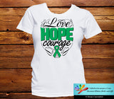 Liver Cancer Love Hope Courage Shirts - GiftsForAwareness
