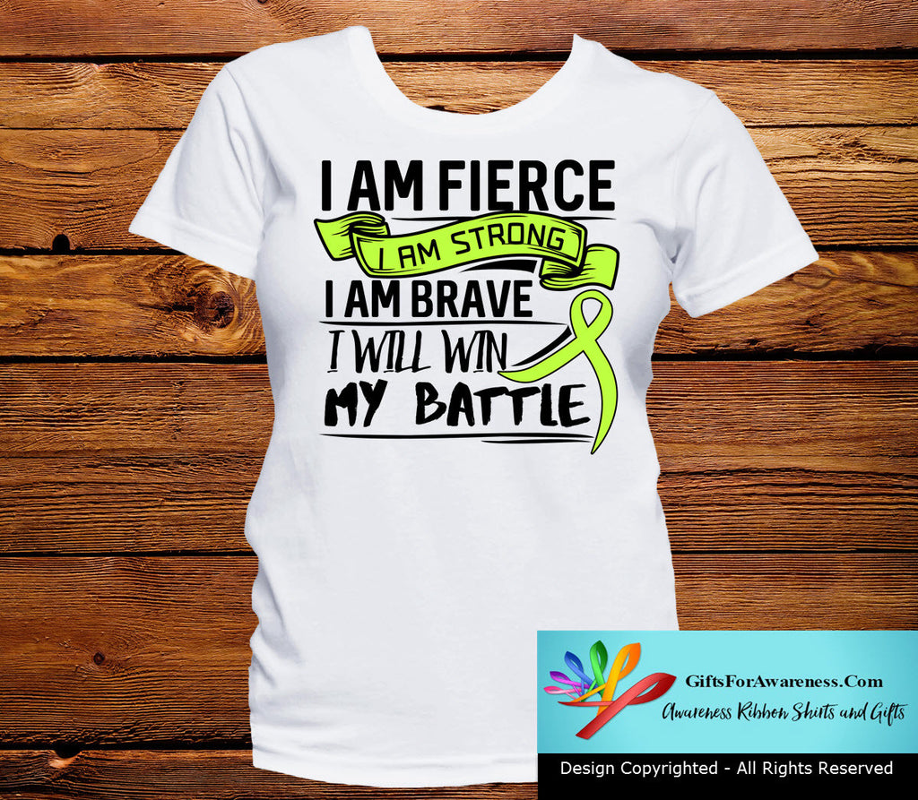 Lymphoma I Am Fierce Strong and Brave Shirts