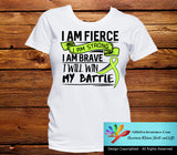 Lymphoma I Am Fierce Strong and Brave Shirts - GiftsForAwareness