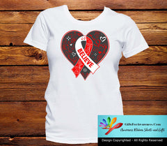 MDS Believe Heart Ribbon Shirts - GiftsForAwareness