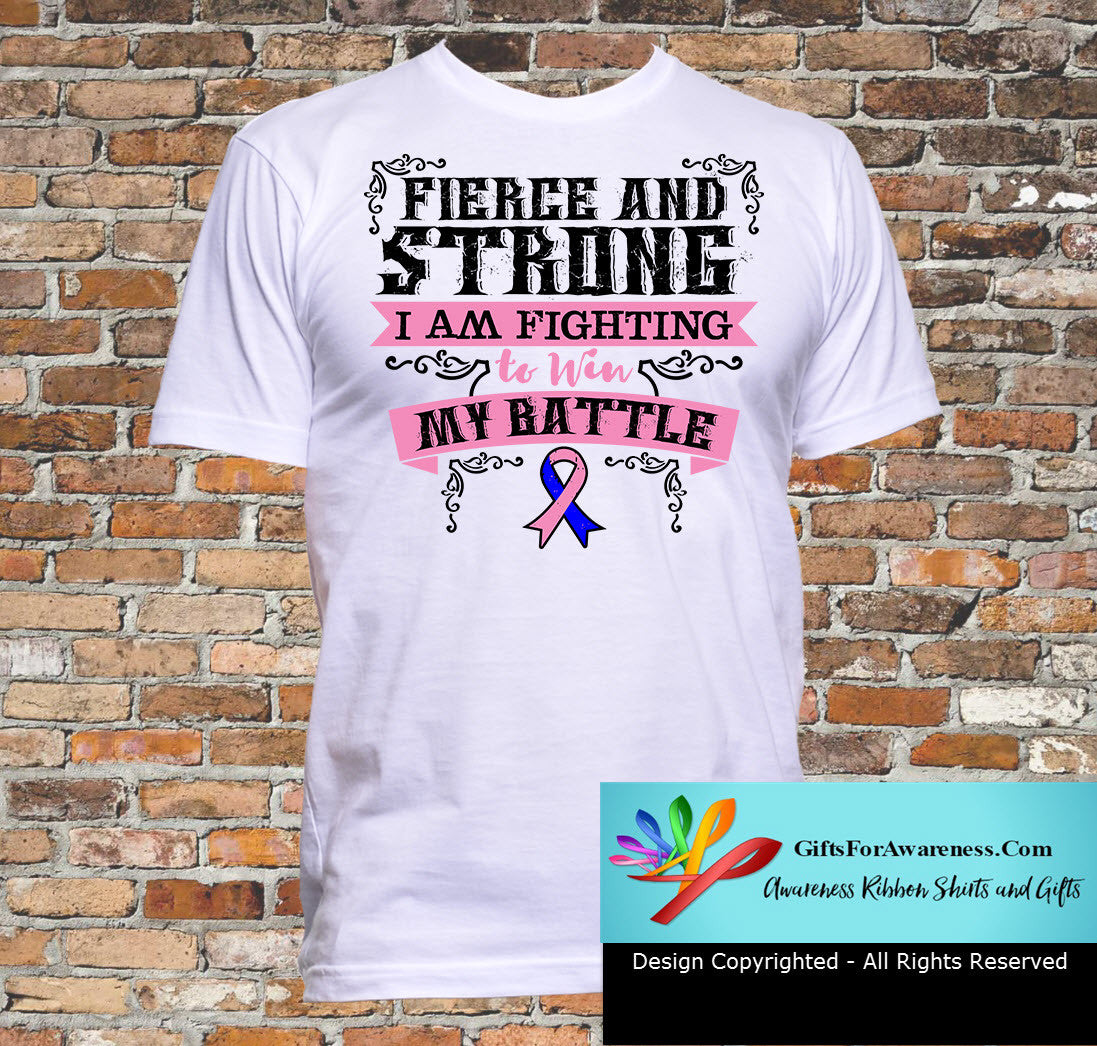 Male Breast Cancer Fierce and Strong I'm Fighting to Win My Battle - GiftsForAwareness