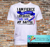 Male Breast Cancer I Am Fierce Strong and Brave Shirts - GiftsForAwareness