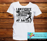 Melanoma I Am Fierce Strong and Brave Shirts - GiftsForAwareness