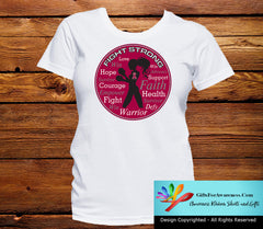 Multiple Myeloma Fight Strong Motto T-Shirts - GiftsForAwareness