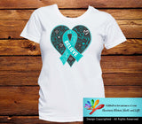 PCOS Believe Heart Ribbon Shirts - GiftsForAwareness