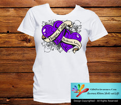 Pancreatic Cancer Hope Believe Faith Love Shirts - GiftsForAwareness