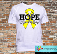 Testicular Cancer Hope Keeps Me Going Shirts - GiftsForAwareness