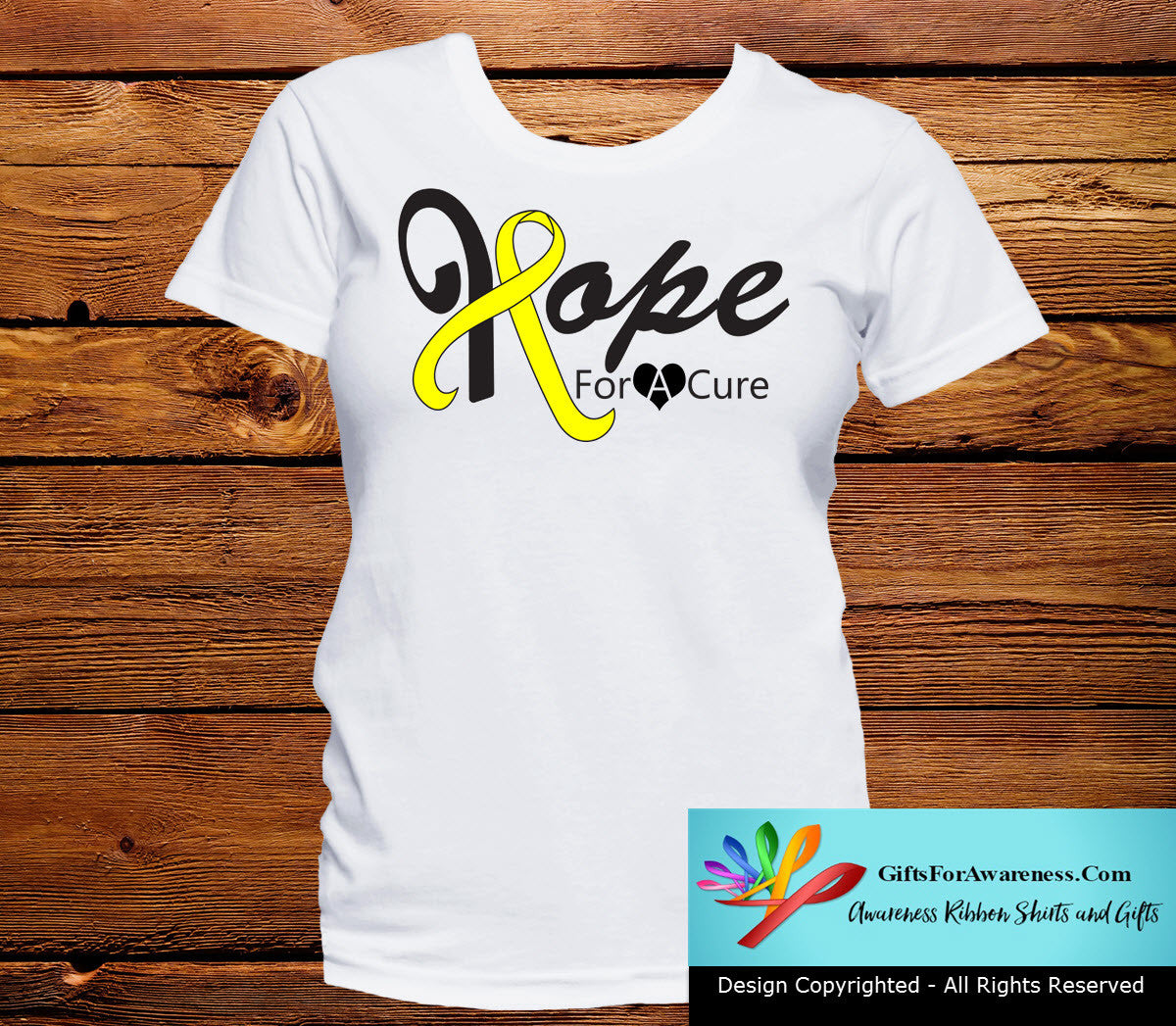 Testicular Cancer Hope For A Cure Shirts - GiftsForAwareness