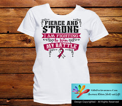 Throat Cancer Fierce and Strong I'm Fighting to Win My Battle - GiftsForAwareness