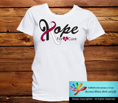 Throat Cancer Hope For A Cure Shirts - GiftsForAwareness