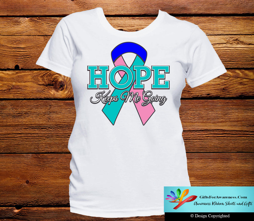 Thyroid Cancer Hope Keeps Me Going Shirts