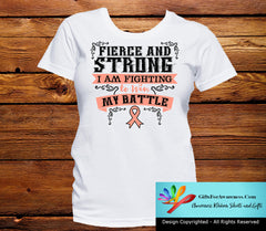 Uterine Cancer Fierce and Strong I'm Fighting to Win My Battle - GiftsForAwareness