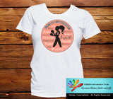 Uterine Cancer Fight Strong Motto T-Shirts - GiftsForAwareness